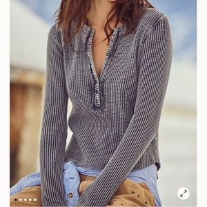NWT free people one colt thermal top size M
